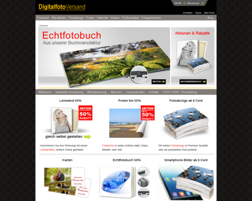 Digitalfotoversand Screenshot