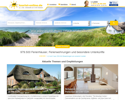 Tourist-Online Screenshot