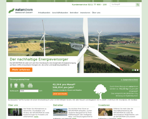 Naturstrom Screenshot