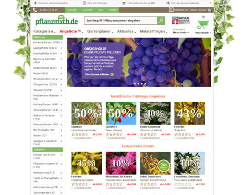 Pflanzmich Screenshot