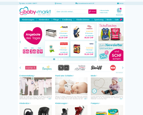 Baby-Markt.ch Screenshot