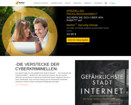 Symantec Screenshot