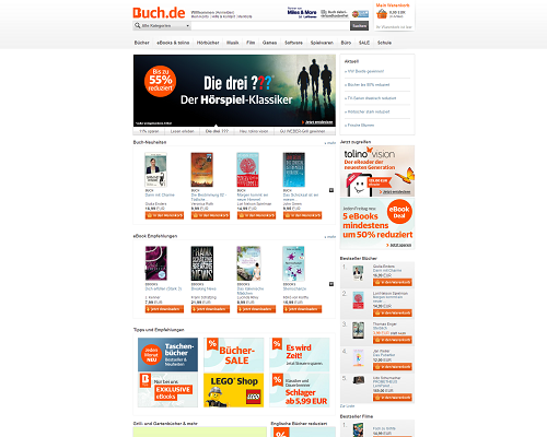 Buch.de Screenshot