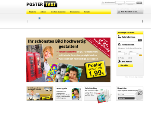 Postertaxi Screenshot