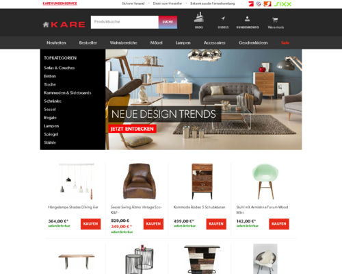 KARE Design Screenshot