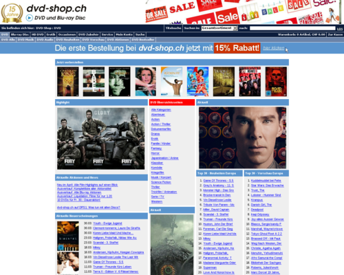 dvd-shop.ch Screenshot
