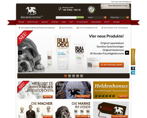 Heldenlounge Screenshot