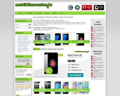 mobildiscounter Screenshot