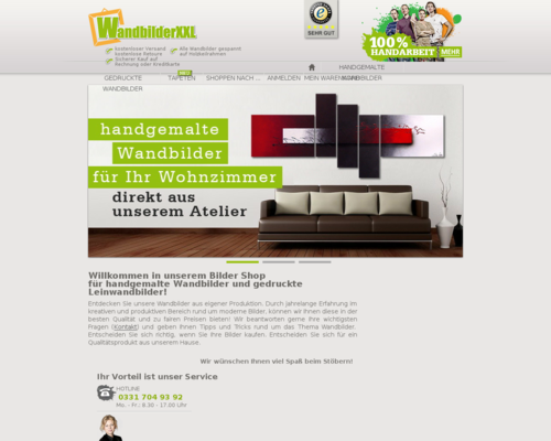 WandbilderXXL Screenshot