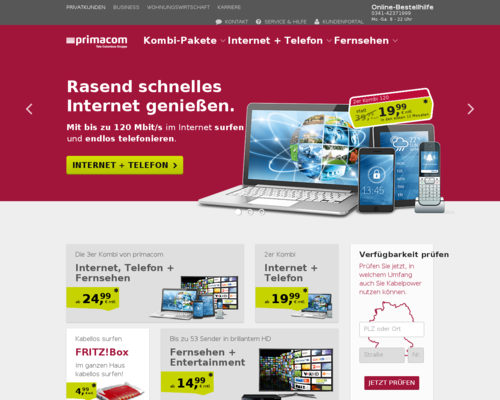 primacom Screenshot