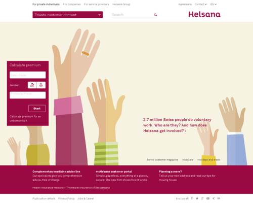 Helsana Screenshot