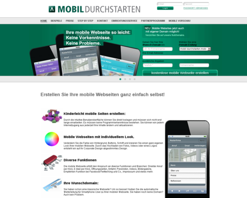 Mobil-durchstarten.de Screenshot