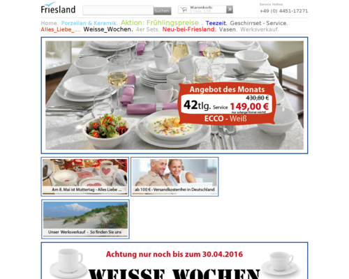 Friesland Versand Screenshot
