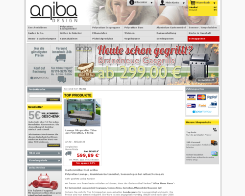 Aniba Design Screenshot