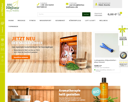BIRKE Wellness Screenshot
