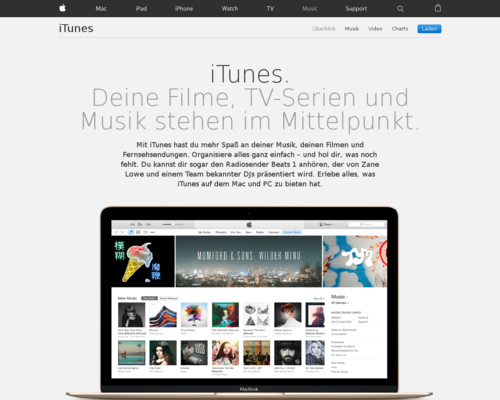 iTunes Screenshot