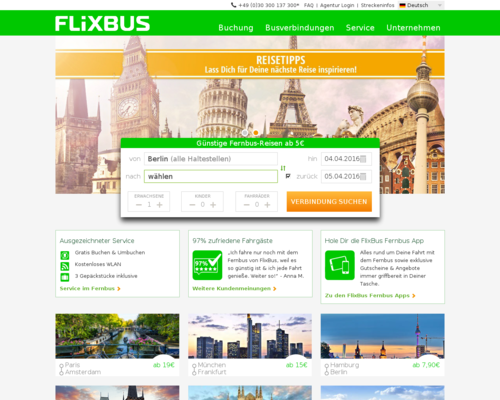FlixBus Screenshot