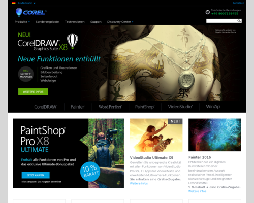 Corel Screenshot