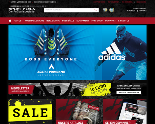 Fussballoutlet24 Screenshot