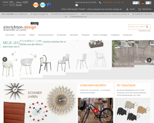 Einrichten-Design.de Screenshot
