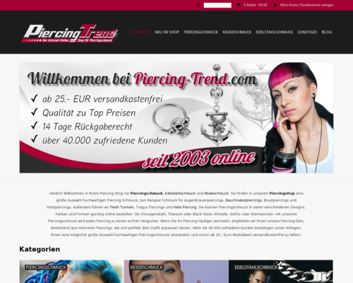 Piercing Trend Screenshot