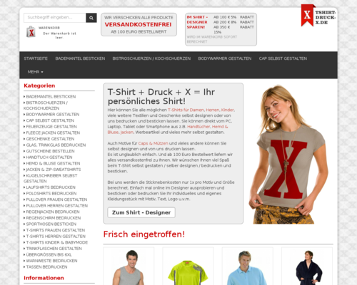 Tshirt-Druck-X Screenshot