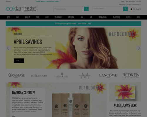Lookfantastic Screenshot