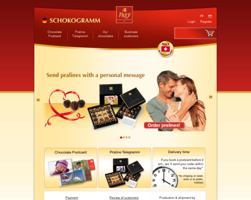 Schokogramm Screenshot