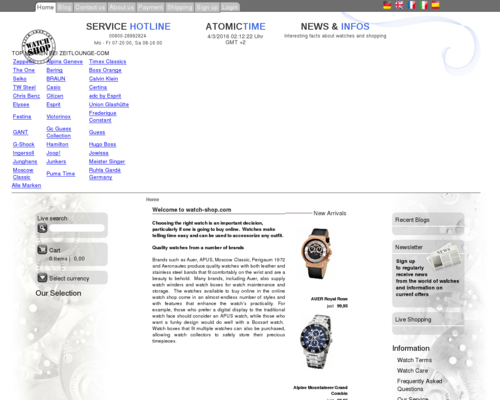 Zeitlounge Screenshot