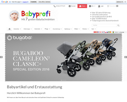 Babyprofi-online.de Screenshot
