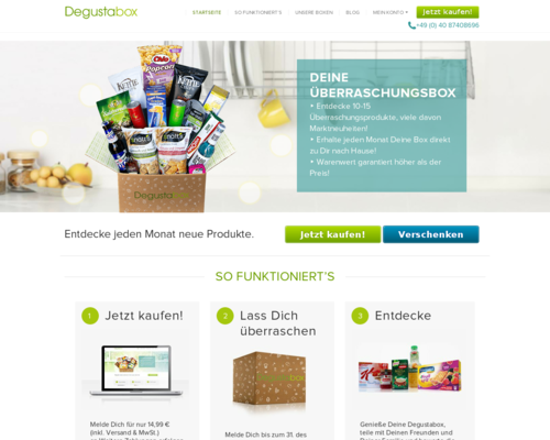 Degustabox Screenshot