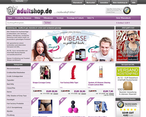 Adultshop Screenshot