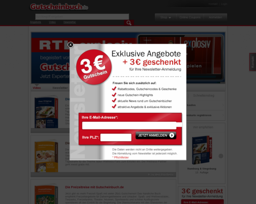 Gutscheinbuch Screenshot
