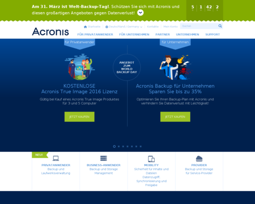 Acronis Screenshot