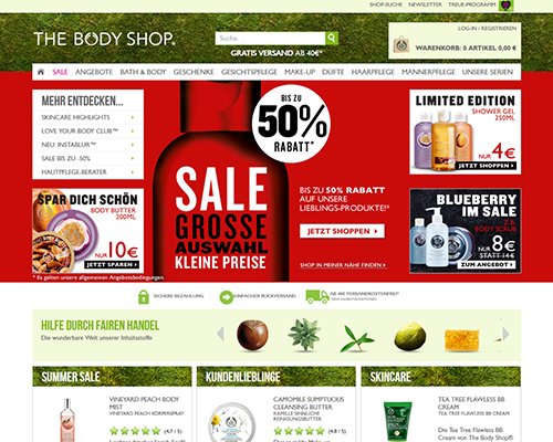 The Body Shop Screenshot