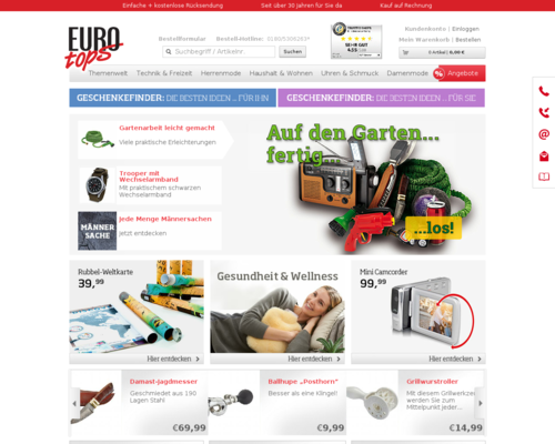 EUROTOPS Screenshot