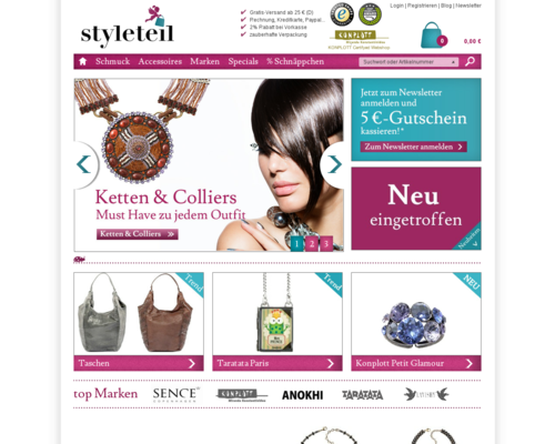 Styleteil Screenshot