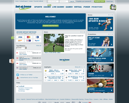 bet at home Screenshot
