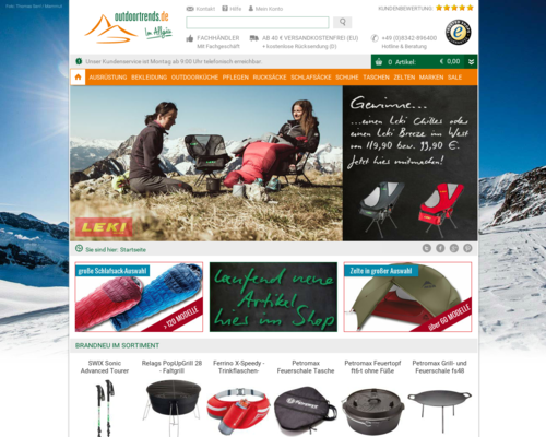 Outdoortrends Screenshot