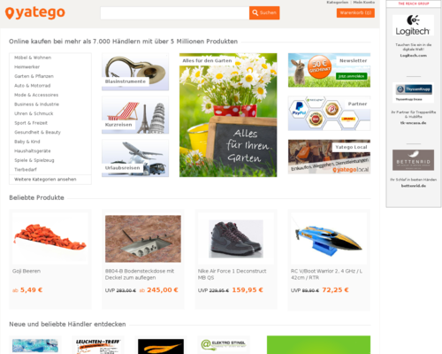 Yatego Screenshot