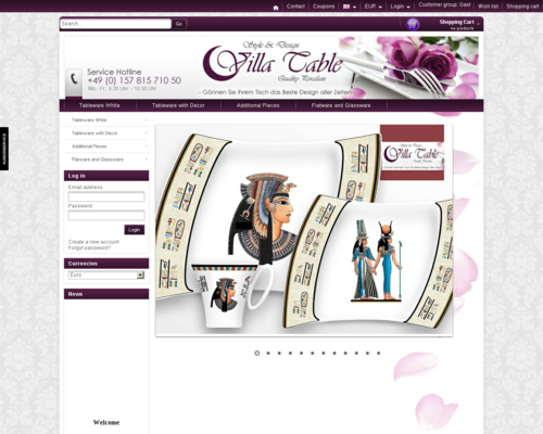Villa Table Screenshot