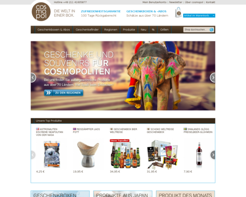 cosmopol-shop Screenshot