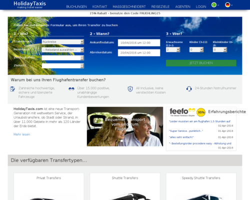 Holiday Taxis Screenshot