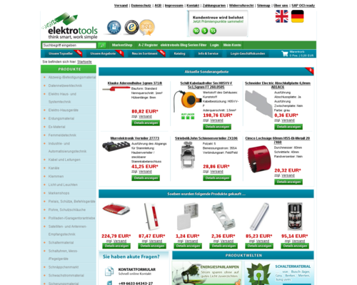 elektrotools.de Screenshot