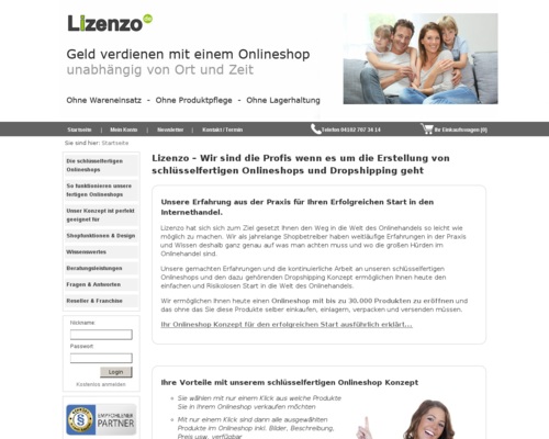 Lizenzo Screenshot