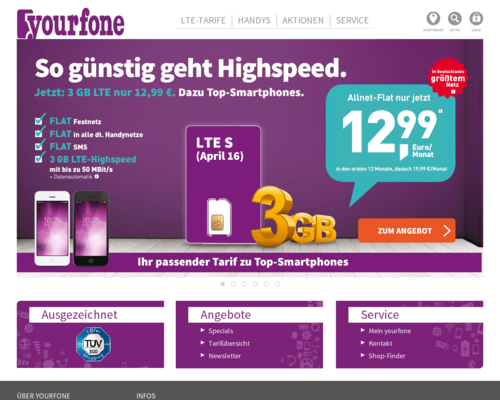 Yourfone Screenshot