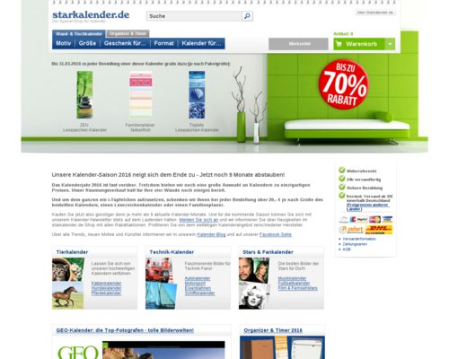 Starkalender Screenshot