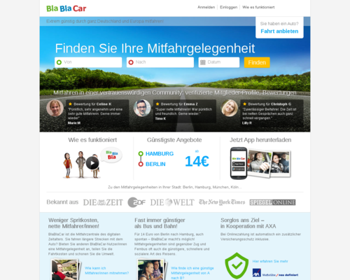 BlaBlaCar Screenshot