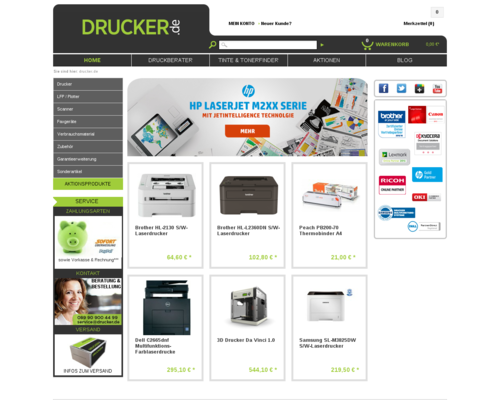 Drucker.de Screenshot