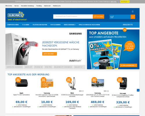Euronics Screenshot